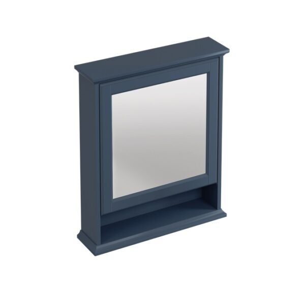 Vonios spintelė su veidrodžiu mėlyna 60cm Burlington