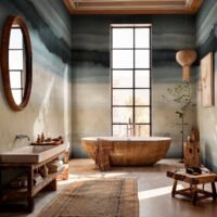 Fototapetai Coordone Sarape vonios interjere idejos