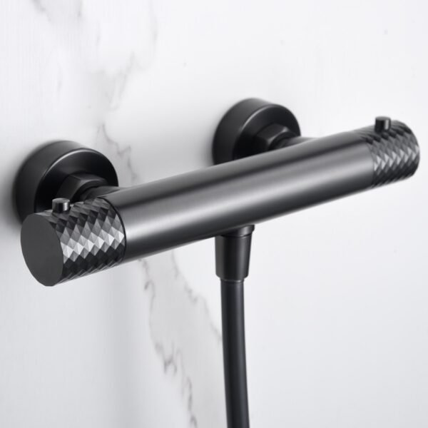 Imex Genova termostatinis dušo maišytuvas BTG053-5 gunmetal PVD