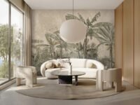 MU16020 svetainės interjeras atogrąžū motyvai