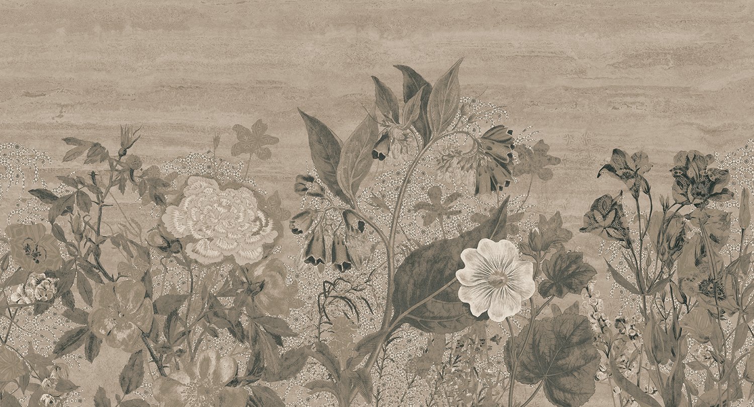 MU16064 foto tapetai paneliais Fototapetas Muance MU16064 su didelėmis gėlėmis