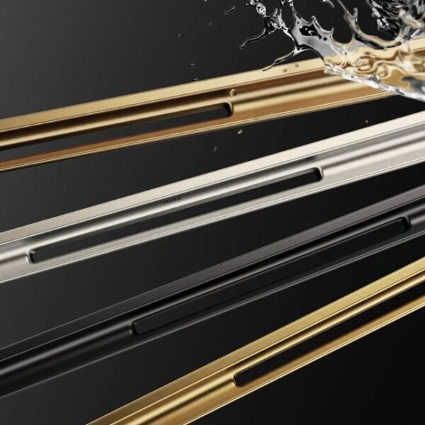 TECEdrainway dušo latakai profiliai PVD spalvos