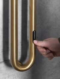 Braižyto aukso siaurias elektrinis gyvatukas Duopasso ER830 Sapho tenas