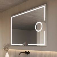 Ledimex Malta LED vonios veidrodis 80cm 90cm 100cm 120cm