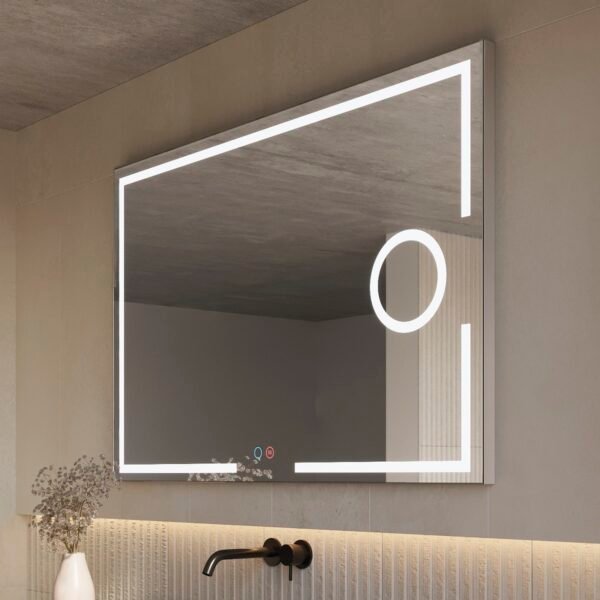 Ledimex Malta LED vonios veidrodis 80cm 90cm 100cm 120cm