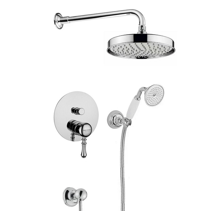 Klasikinė potinkinė lietaus dušo sistema Dali Klasikinė potinkinė lietaus dušo sistema Dali