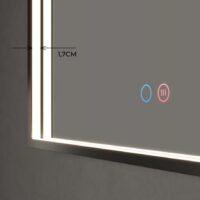 Ledimex Roma LED vonios veidrodis 60x110cm (2)