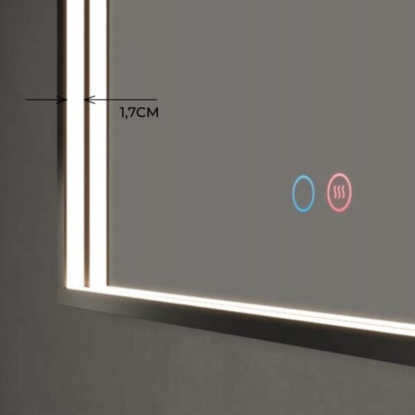 Ledimex Roma LED vonios veidrodis 60x110cm (2)