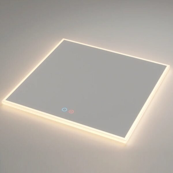 Veidrodis su LED apšvietimu voniai Ledimex Boston 80x80