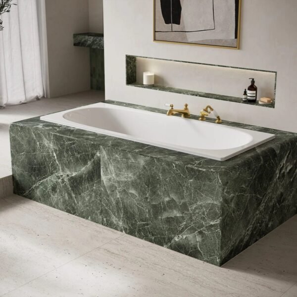 Įleidžiama akmens masės vonia Lussari 160cm Victoria and Albert LU7-N-SW-NO_3