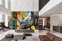 Fototapetai su raganosiu Reve CMR209 interjere
